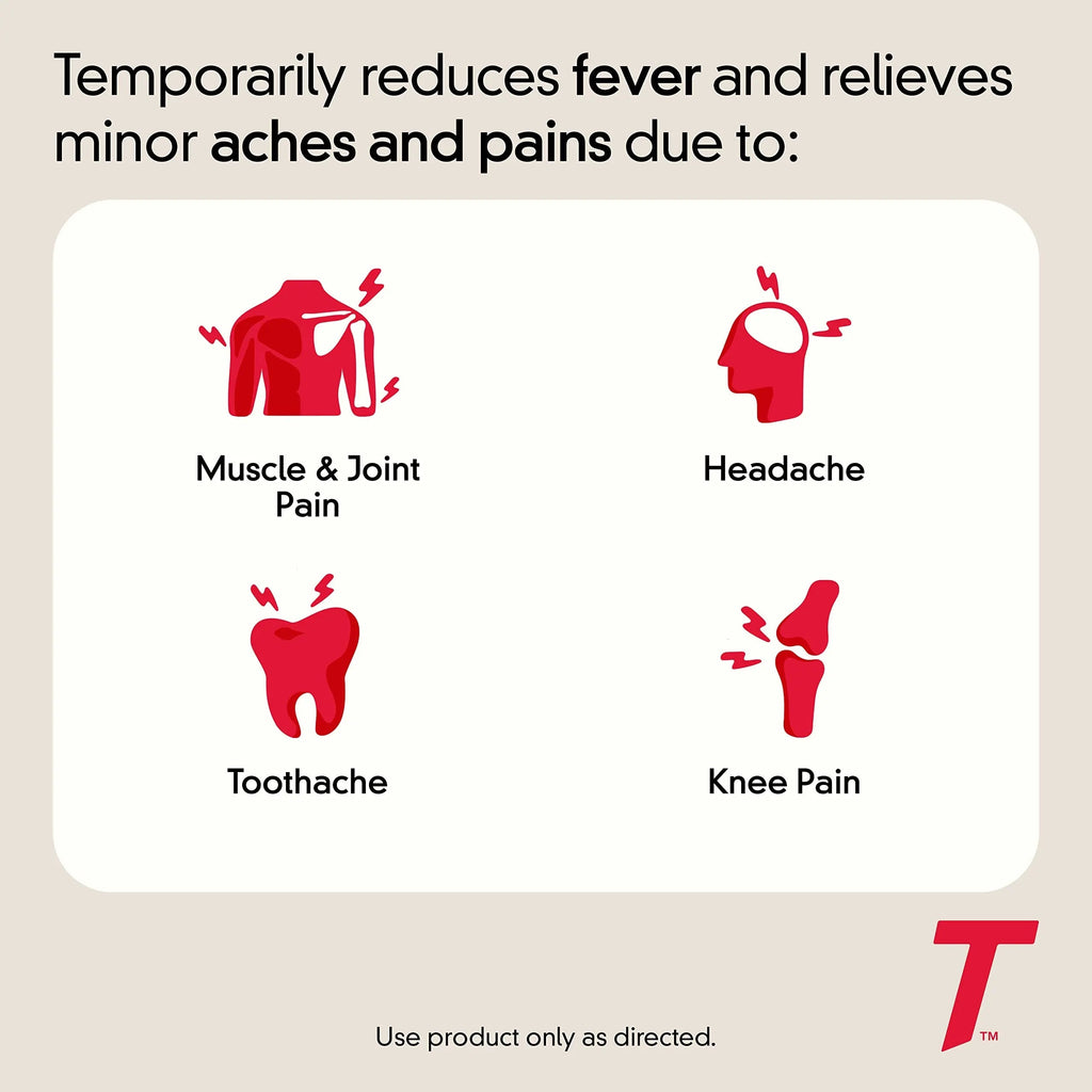 Tylenol Extra Strength Acetaminophen Caplets, 500 mg, Pain Relief & Fever Reducer for Headache, Backache, Toothache, Menstrual Cramps & Pain, Travel-Friendly Packaging, 2-Caplet Pouches, 50 Count TylenolBuy Supplements Australia