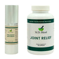 M.D. Blend Wellness Bundle with joint health supplement (120 capsules) & lightweight face hydrating hyaluronic acid serum (30 ml) featuring an airless pump, daily wellness skincare + joint support duo M.D. BlendBuy Supplements Australia