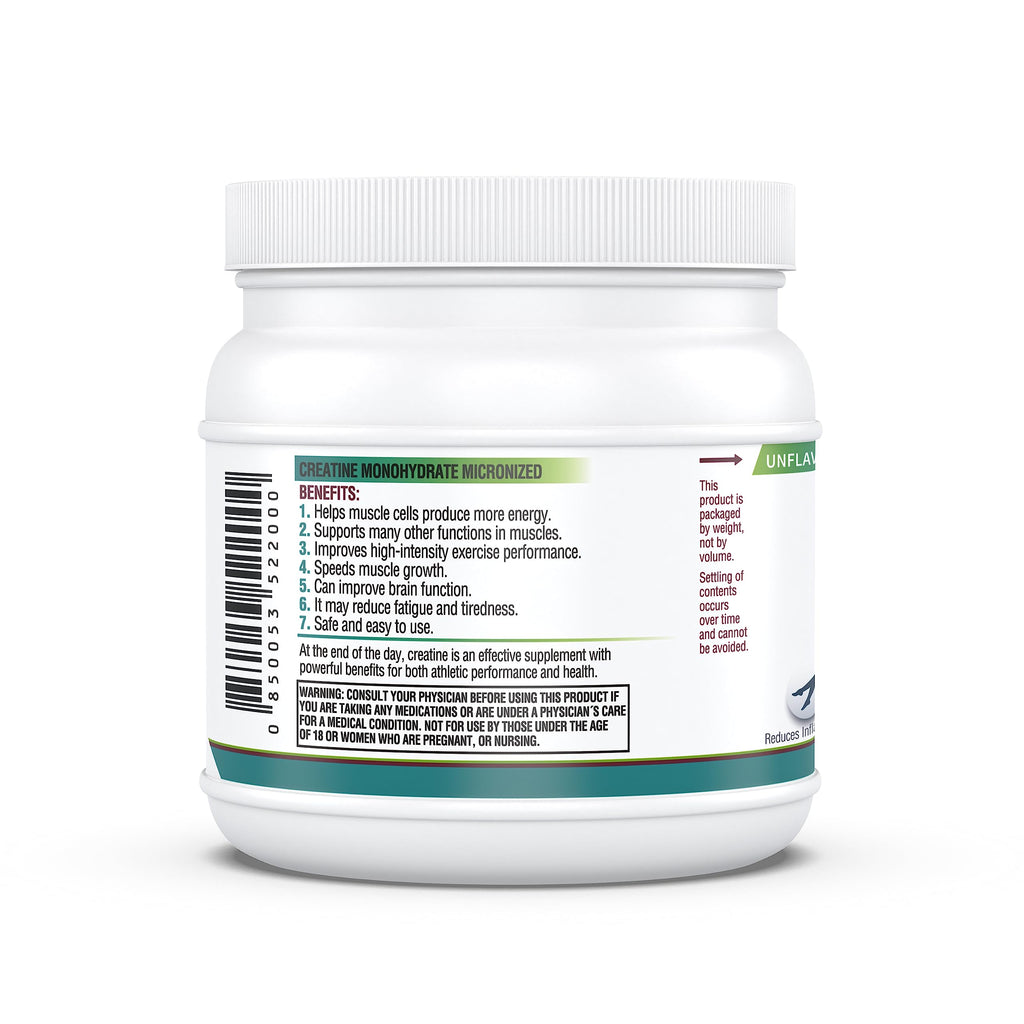 Kappa Nutrition Creatine Monohydrate Powder, Pure Amino Acid Formula, Supports Muscle Strength, Cellular Energy & Mental Focus* Gluten-Free, Keto, 2.25g per Scoop, 240 Servings, Net Wt. 1.32 LB (600g) KAPPA NUTRITIONBuy Supplements Australia