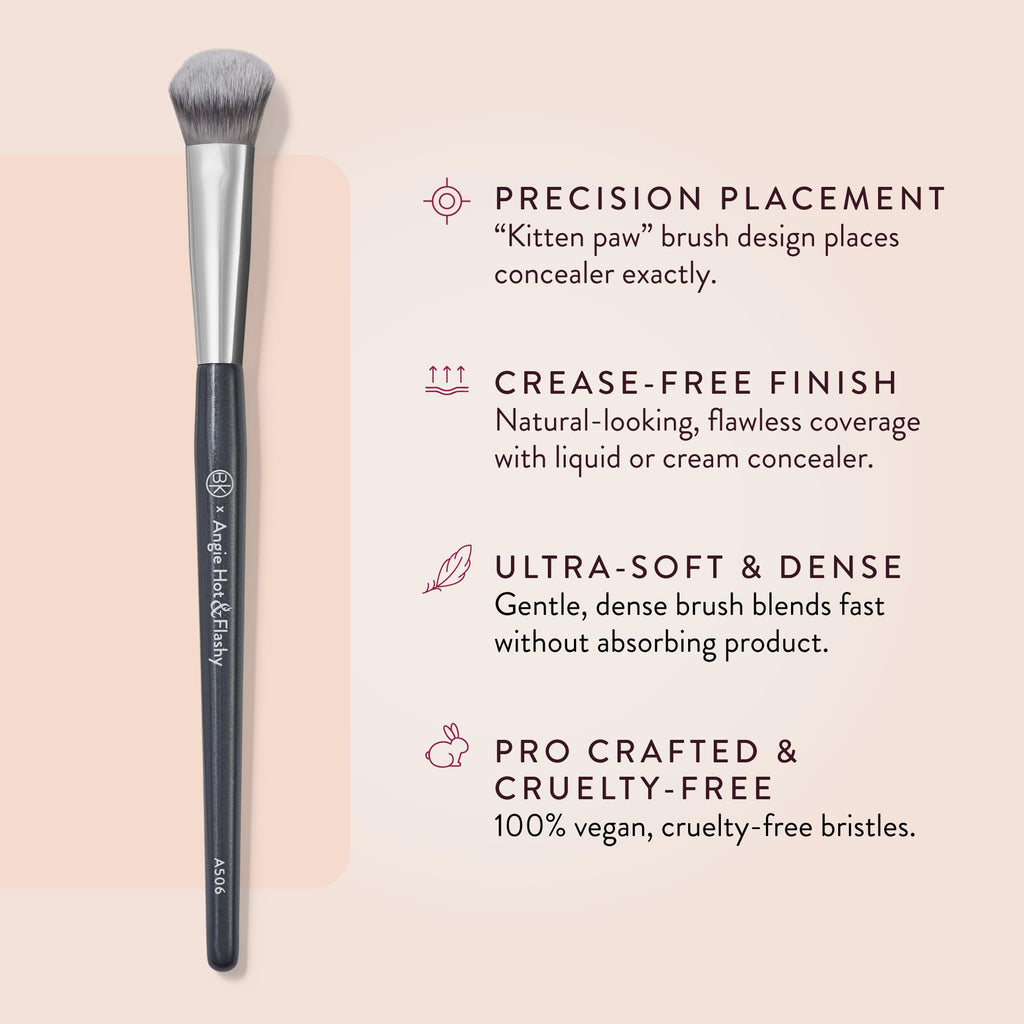 BK BEAUTY BRUSHES - ANGIE HOT & FLASHY A506 CONCEALER - Viral "Kitten Paw" Face Brush - Under-Eye Concealing and Contouring - Makeup Brushes BK BEAUTYBuy Supplements Australia