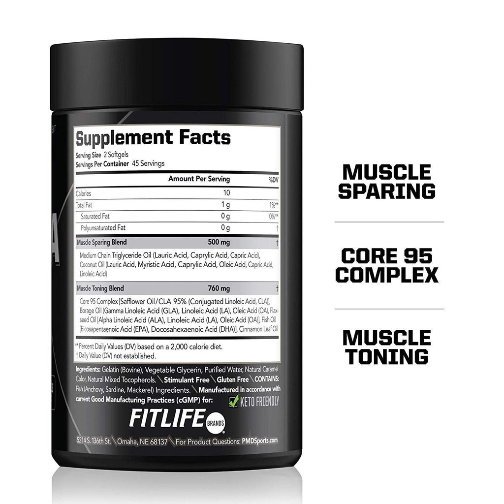 PMD Sports Ultra Pump Fuel Insanity - Pre Workout - Cherry Bombsicle (30 Servings) Sports Omega Cuts Elite Thermogenic Fat Burner (90 Softgels)
