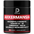 DedicaD Akkermansia probiotic supplement container on a white background