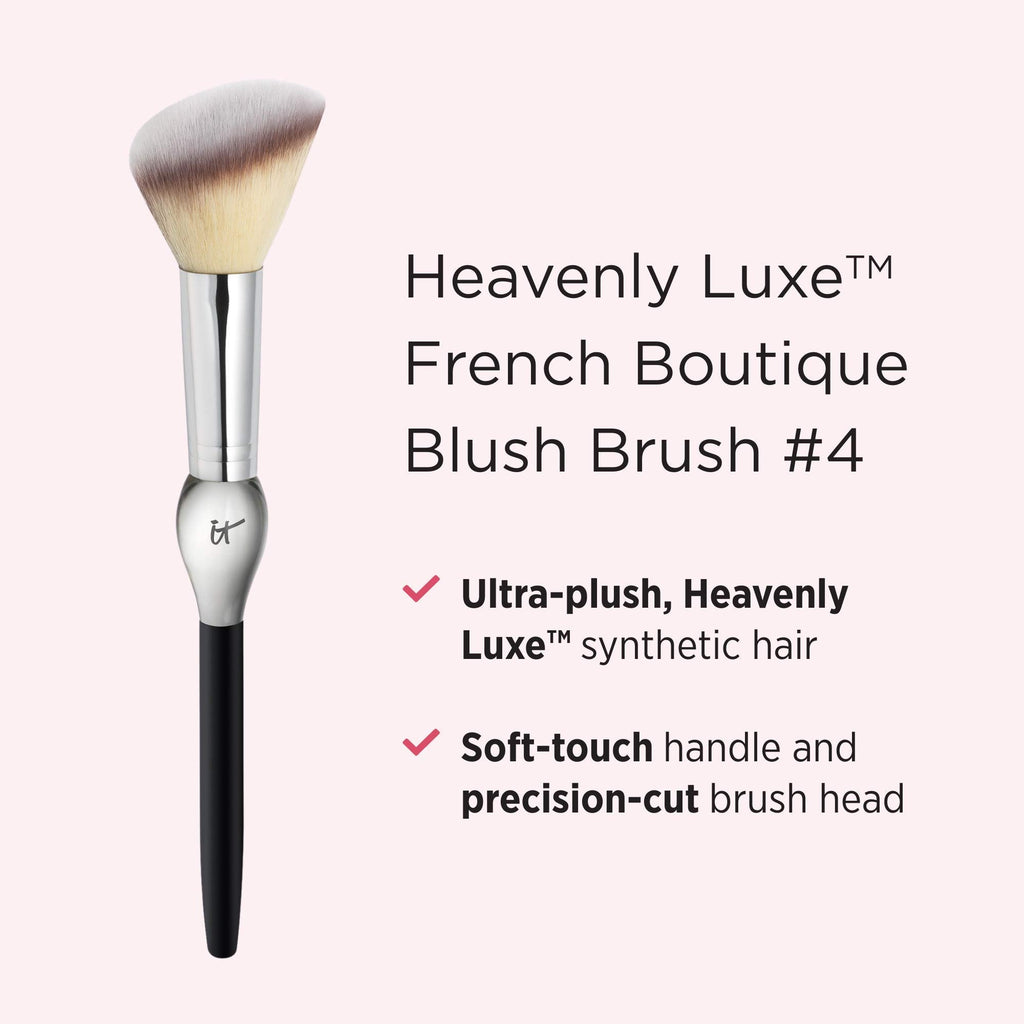 IT Cosmetics Heavenly Luxe French Boutique Blush Brush #4 - Angled Blush Brush for Cheeks - Liquid & Powder Blush Brush - Makeup Brush With Award-Winning Heavenly Luxe Hair IT CosmeticsBuy Supplements Australia