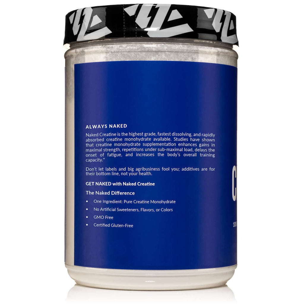 Pure Creatine Monohydrate – 200 Servings - 1,000 Grams, 2.2lb Bulk, Vegan, Non-GMO Naked NutritionBuy Supplements Australia