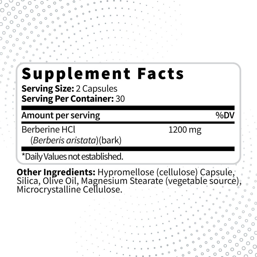 Type Zero Berberine HCL 1200mg 60 Capsules - Clean, Non-GMO, Gluten Free Supplement Type ZeroBuy Supplements Australia