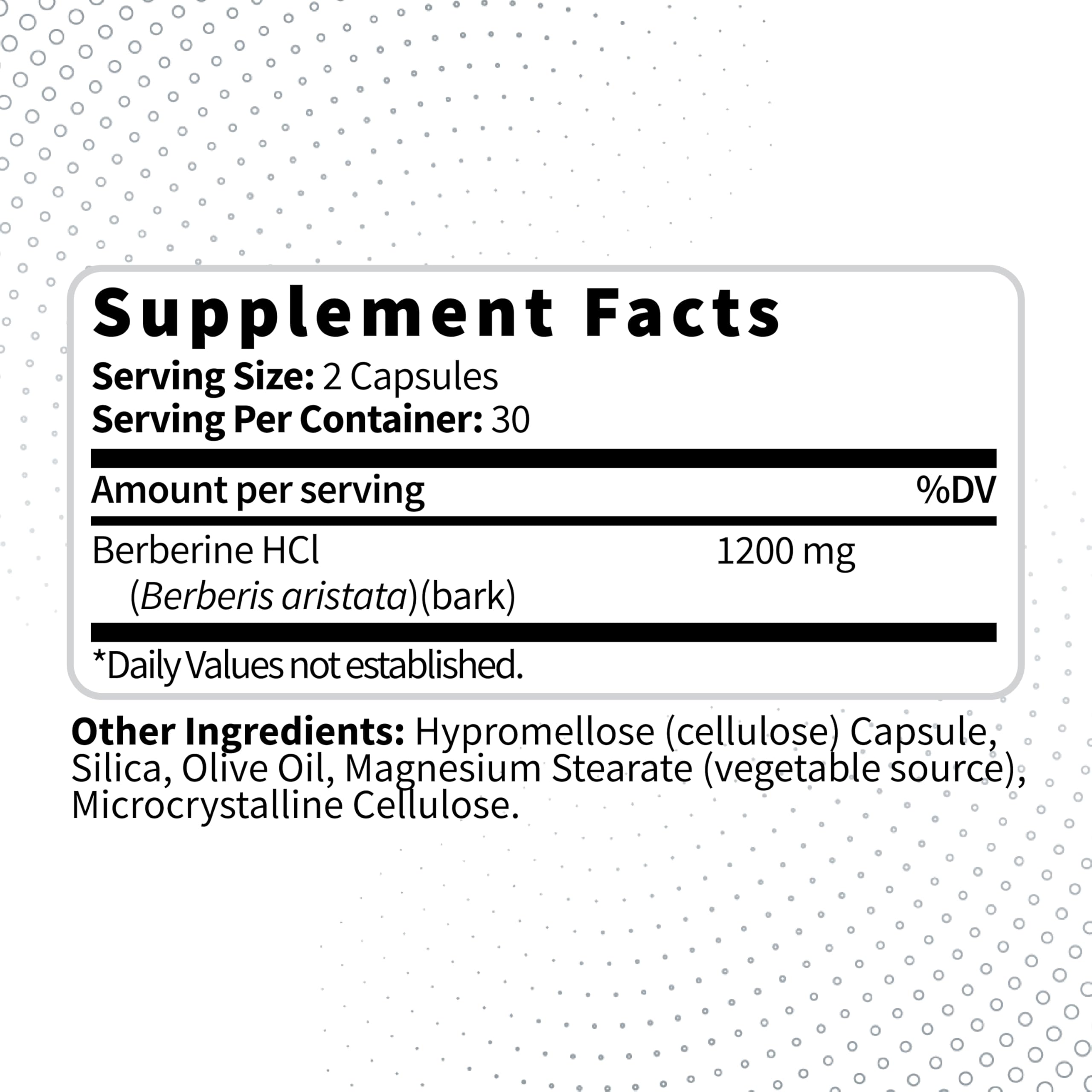 Type Zero Berberine HCL 1200mg 60 Capsules - Clean, Non-GMO, Gluten Free Supplement Type ZeroBuy Supplements Australia