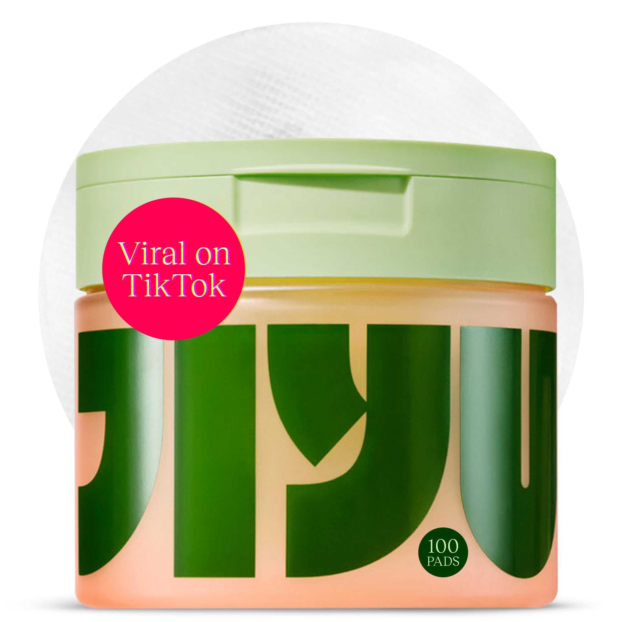 JiYu Toning Polish Pads - Korean Skincare for Dark Spots, Wrinkles & Dull Skin - Hydrating Facial