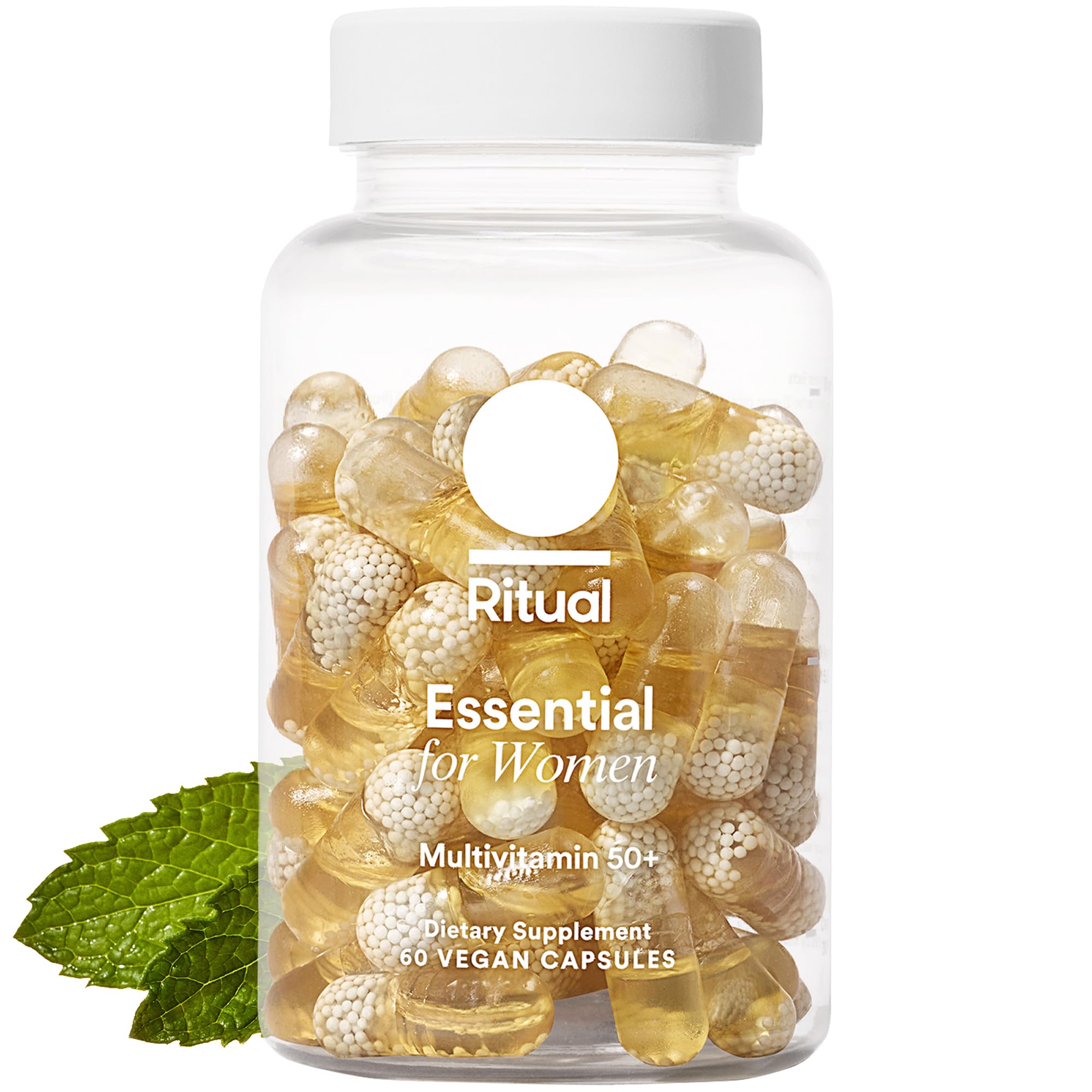 Ritual Women’s 50+ Daily Multivitamin - Key Essential Vitamins and Minerals to Support Menopause, Energy, Heart, Bone, Brain Health* - Including Folate