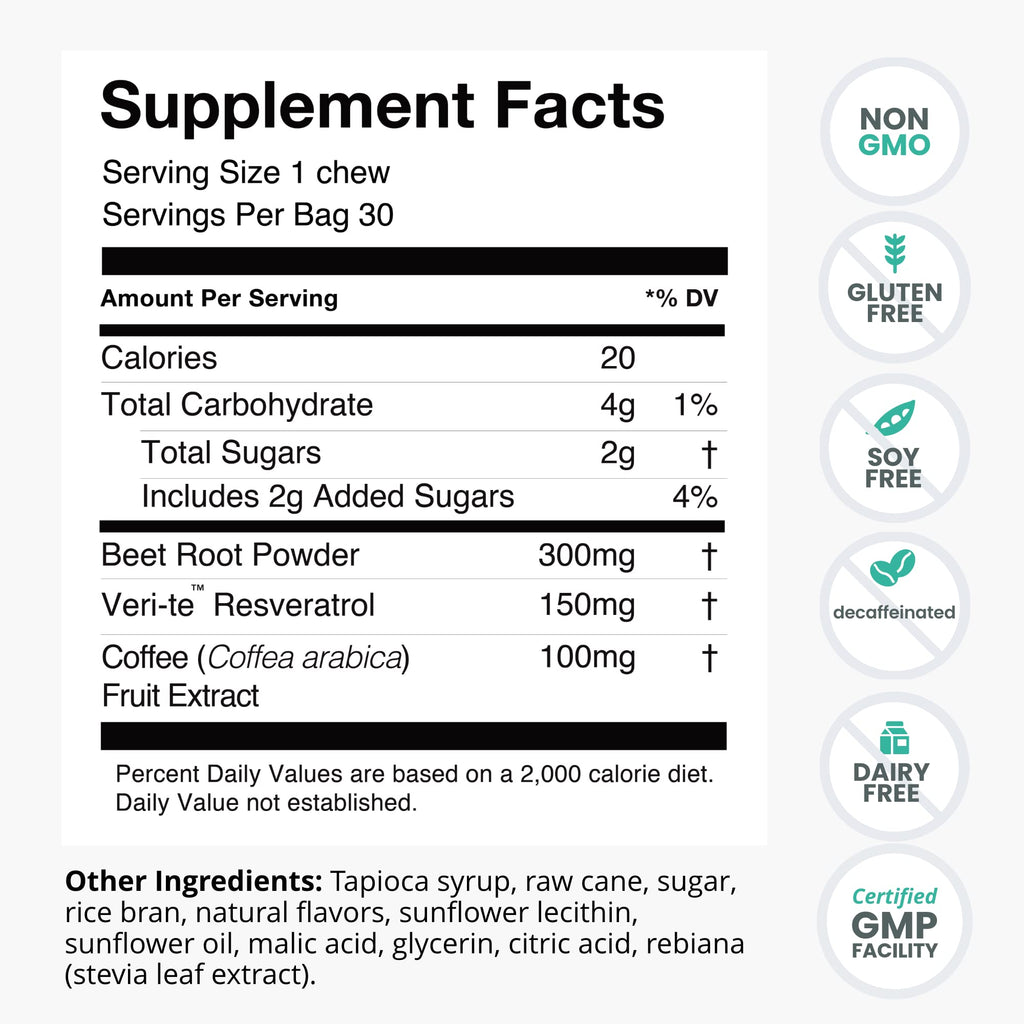 humanN SuperBeets SuperBeets Heart Chews & Memory + Focus Chews & Neo40 Daily Bundle