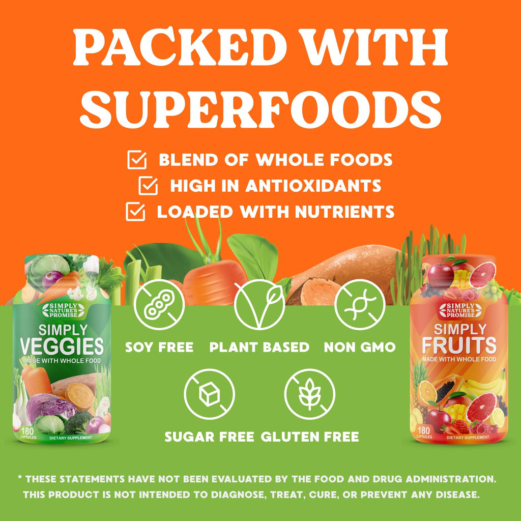 Simply Nature's Promise - Packed with Over 40 Different Fruits & Vegetables Simply Nature's PromiseBuy Supplements Australia