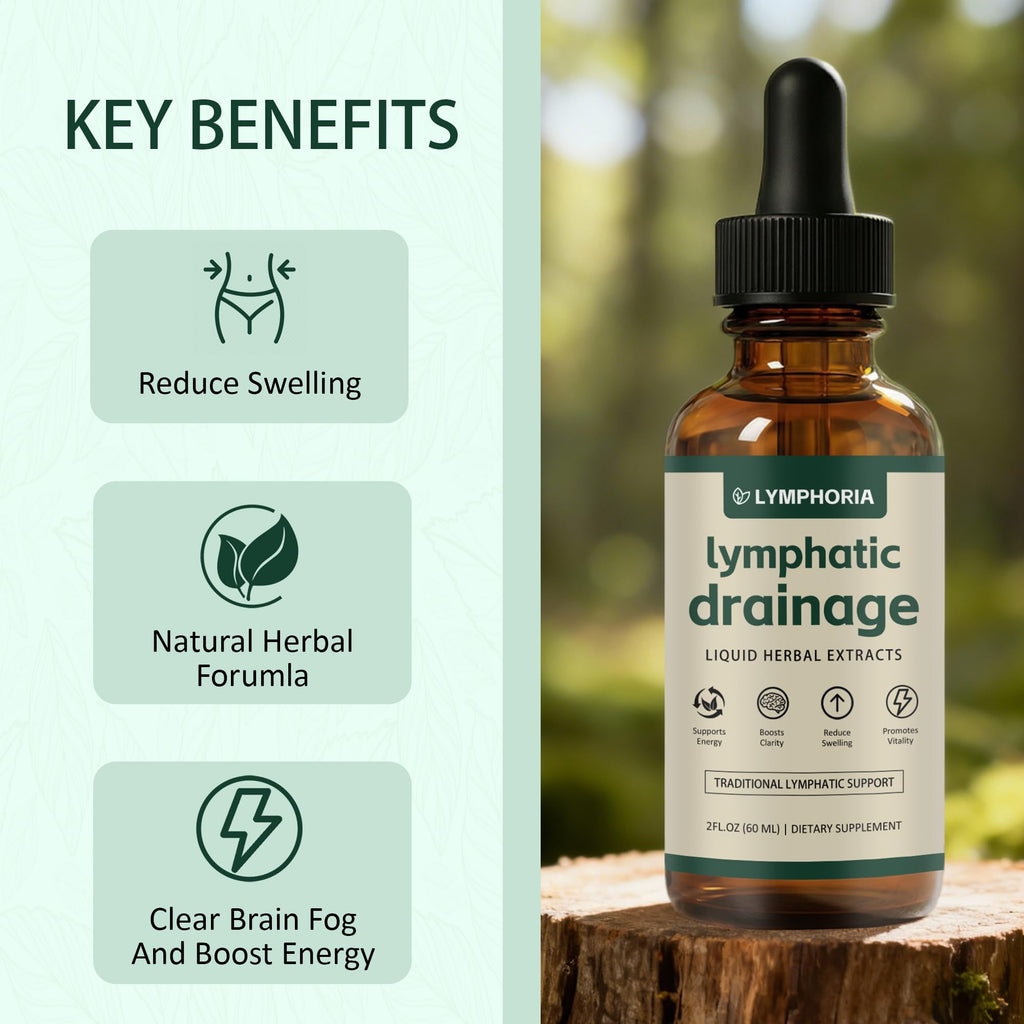 LYMPHORIA Lymphatic Drainage Drops | Promotes The Efficient Drainage of The Lymphatic System to Promote Overall Health LYMPHORIA buy supplements Au