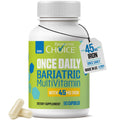 Bariatric Choice Once-Daily Bariatric Multivitamin with 45 mg of Iron | Easy to Swallow Capsule | Vitamin for Bariatric Surgery Patients