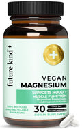 Future Kind Magnesium Glycinate, Supports Muscle and Nerve Function, High Absorption Chelated Magnesium Supplement, Nightly Calm, Energy & Metabolism, Highly Bioavailable & Potent - 30 Vegan Capsules Future KindBuy Supplements Australia