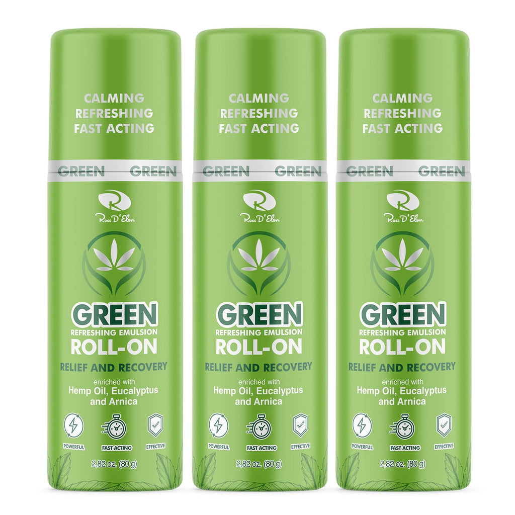 Ross D’Elen Green Menthol ROLL-ON 3-Pack ROSS D'ELENBuy Supplements Australia