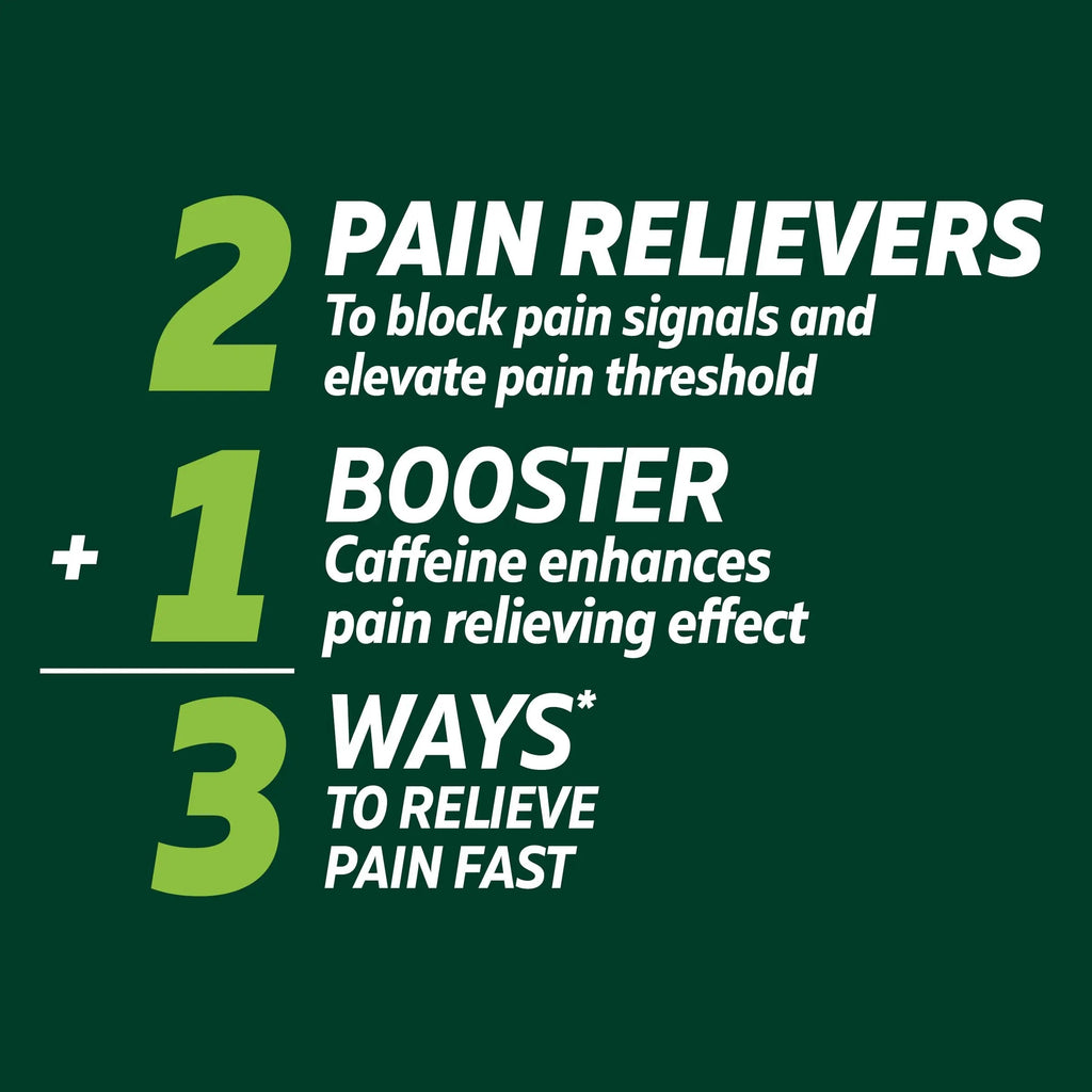 Excedrin Extra Strength Caplets for Headache Pain Relief, Acetaminophen 250mg, Aspirin 250mg, Caffeine 65mg, Pain Reliever, 24 count ExcedrinBuy Supplements Australia