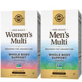 SOLGAR One a Day Women & Mens Bundle:Daily Women's Multi Whole Body Support, 60 Servings + Daily Men's Multivitamin Whole Body Support Supplement, 60 Servings SOLGARBuy Supplements Australia
