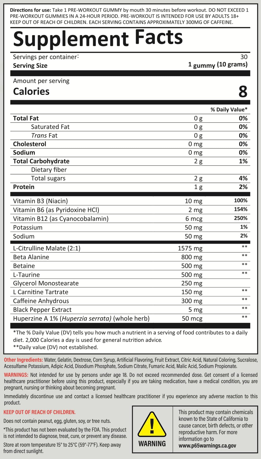 Kodagenix Pre Workout Gummies for Men and Women with Caffeine, L-Citrulline and Beta KodagenixBuy Supplements Australia