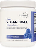 Type Zero Ultra Clean Vegan BCAA Powder + Electrolytes (Blue Raspberry | 6G) 2:1:1 Sugar-Free/No Sucralose BCAAs Amino Acids Supplement - BCAA Vegan Amino Acids After Workout Drink, 30 Servings Type ZeroBuy Supplements Australia