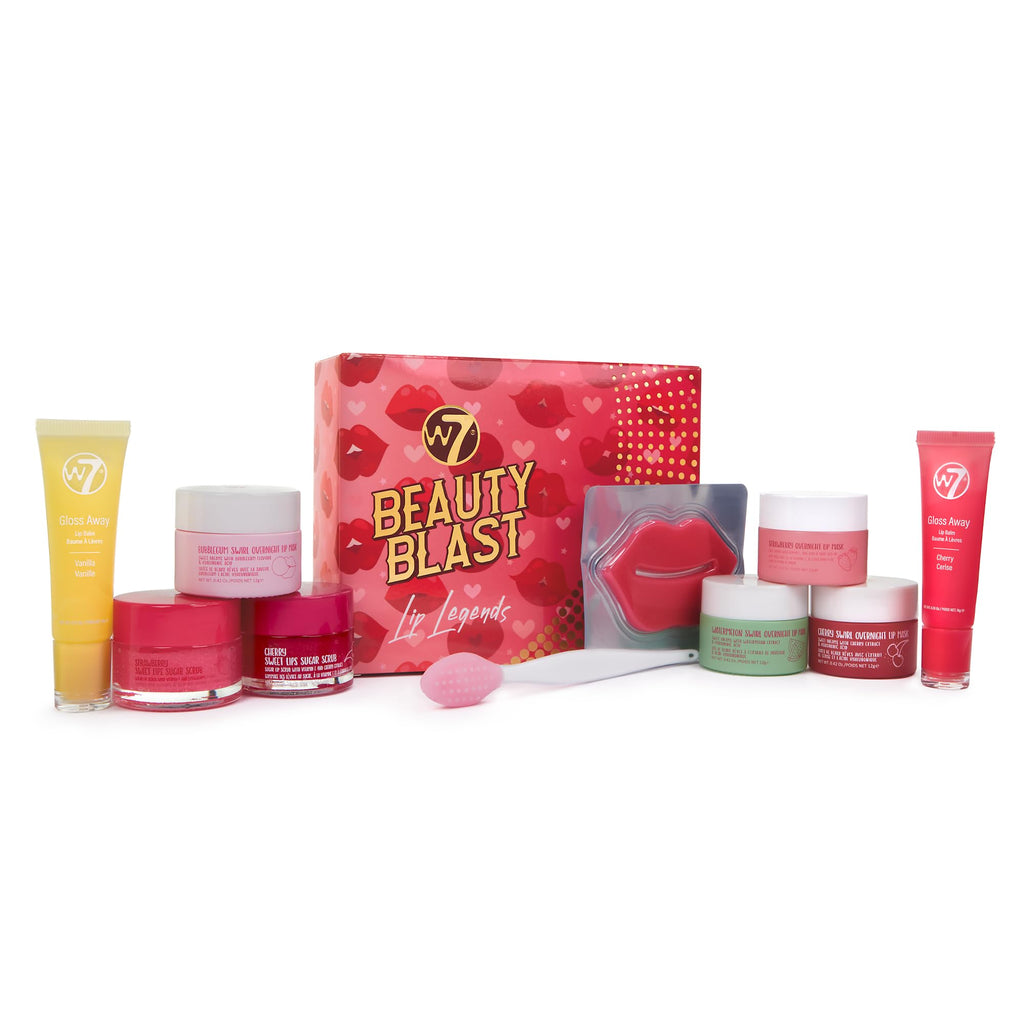 W7 Beauty Blast Lip Legends Sweet Dreams Lip Care Set - Lip Masks, Scrubs, Balms and More – Exclusive W7 Sweet Dreams Flavors Included W7Buy Supplements Australia