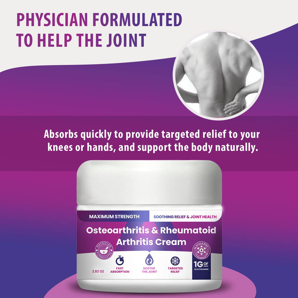 Osteoarthritis And Rhematoid Arthritis Cream By PMT – Soothing Relief For Your Knees and Hands. Includes 1 Gram Of Glucosamine; Arnica, Arginine, Glucosamine, Aloe - Cooling relief for Hands and Knees M PAIN MANAGEMENT TECHNOLOGIESBuy Supplements Australia