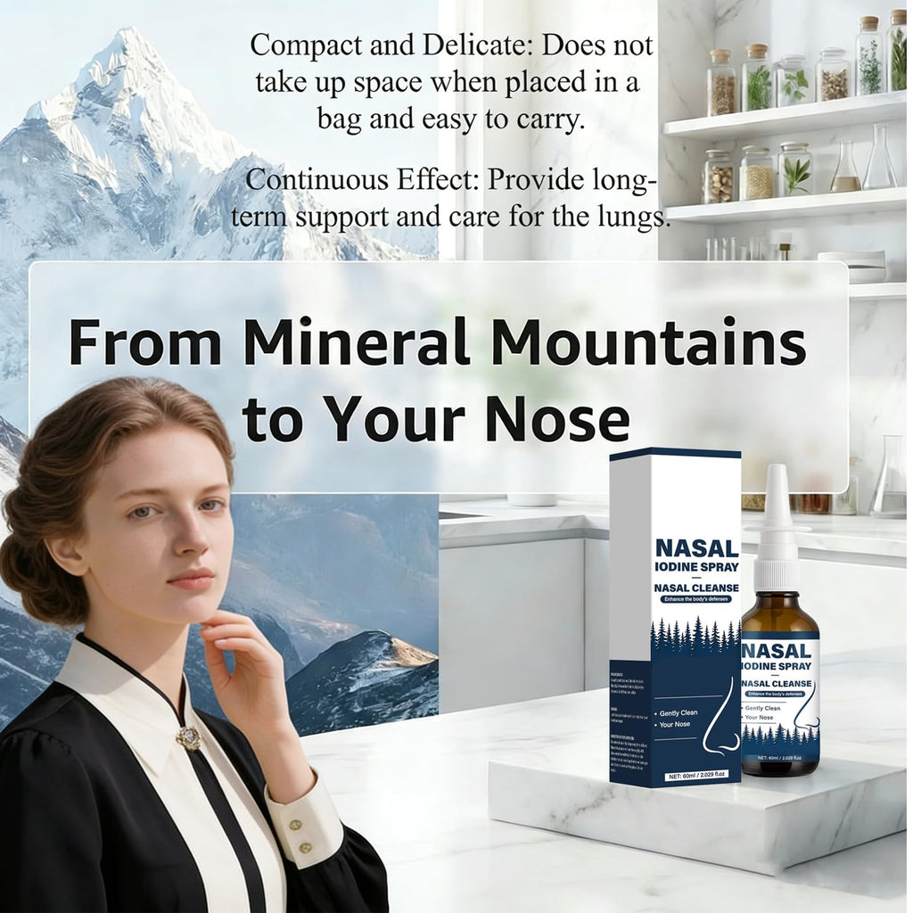 VIPUDA Nutramd Iodine Nasal Spray, Cleanses & Refreshes Your Nasal Passages, Iodine & Fulvic Acid Blend, 100% Natural Mineral Formula – 60 ml/2.029 fl.oz (1pc) VIPUDABuy Supplements Australia