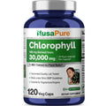 NusaPure Chlorophyll 200:1 Extract, 150 mg Equivalent to 30,000 mg per Capsule 120 Vegetarian Caps (Non-GMO, Vegan) NusaPureBuy Supplements Australia