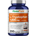 NusaPure L-Tryptophan - Suitable for Vegetarian/Vegan, Non - GMO - 1500mg 200 Capsules NusaPureBuy Supplements Australia