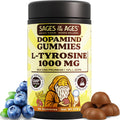 Sages Of The Ages L-Tyrosine Gummies 1000mg – Amino Acid Supplement with Mucuna Pruriens, B Vitamins & Rhodiola – Blueberry Flavor – 90 Gummies Sages Of The AgesBuy Supplements Australia