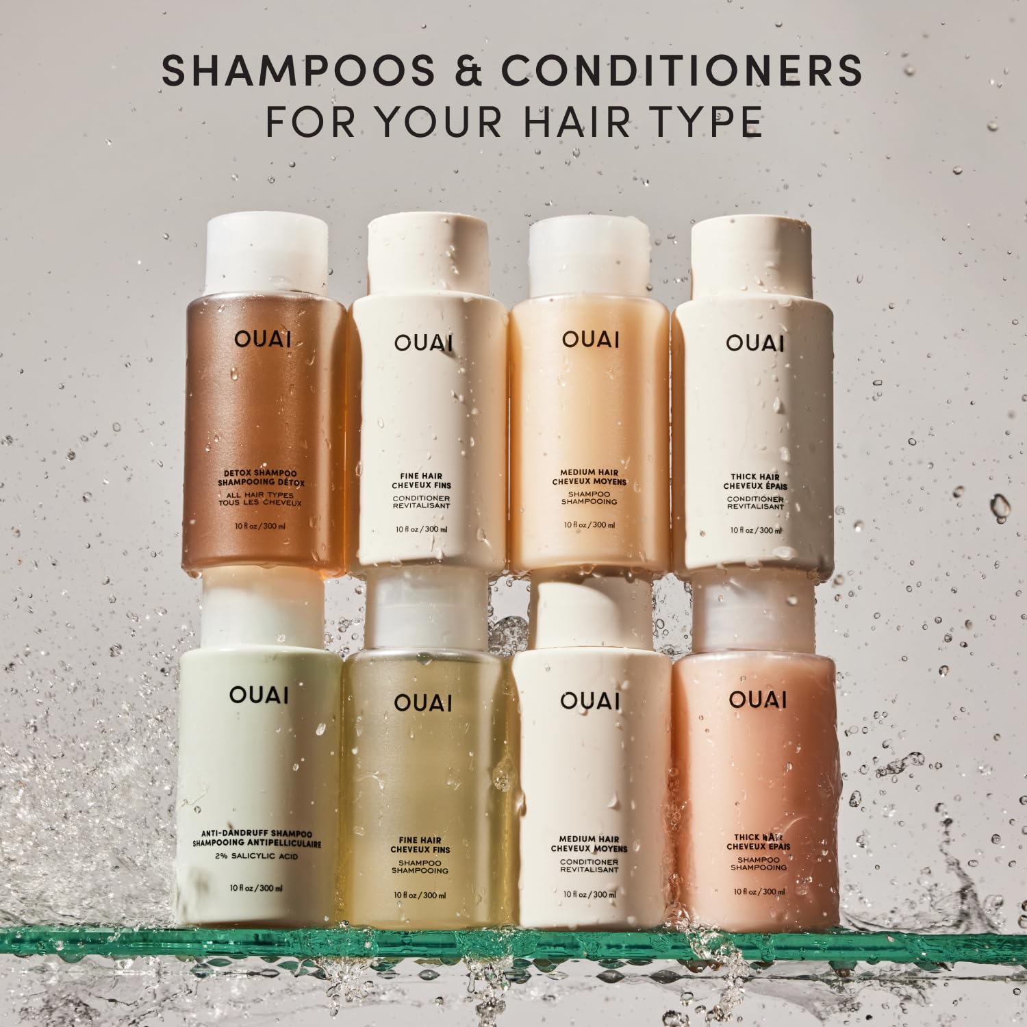 OUAI Medium Shampoo Refill - Hydrating Shampoo with Coconut Oil, Babassu, Kumquat Extract and Keratin - Strengthens, Nourishes and Adds Shine - Paraben, Phthalate and Sulfate Free Hair Care (32 Fl Oz) OUAIBuy Supplements Australia