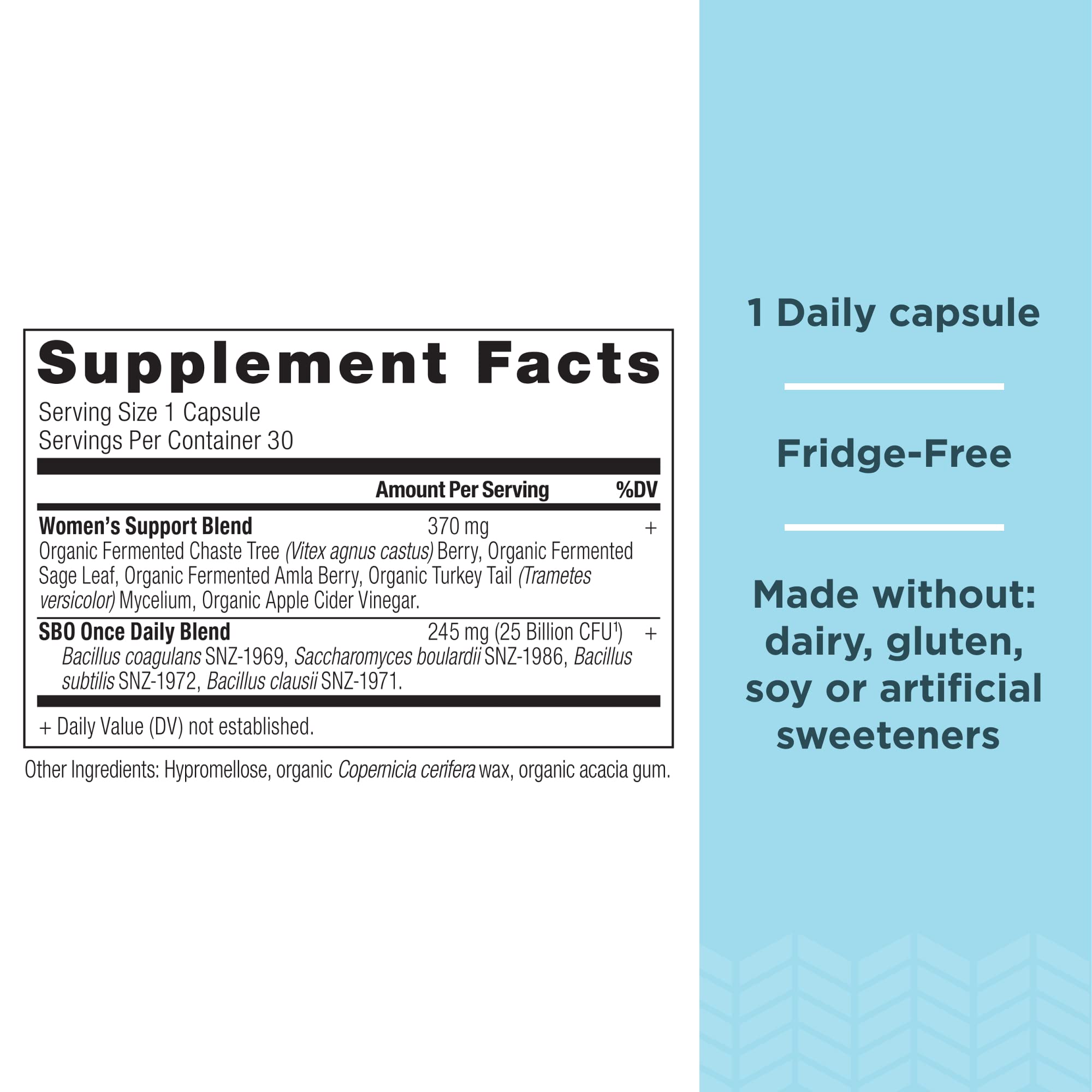 Ancient Nutrition Probiotics for Women, Once Daily Women's Probiotics 30ct, Digestive Support Ancient NutritionBuy Supplements Australia