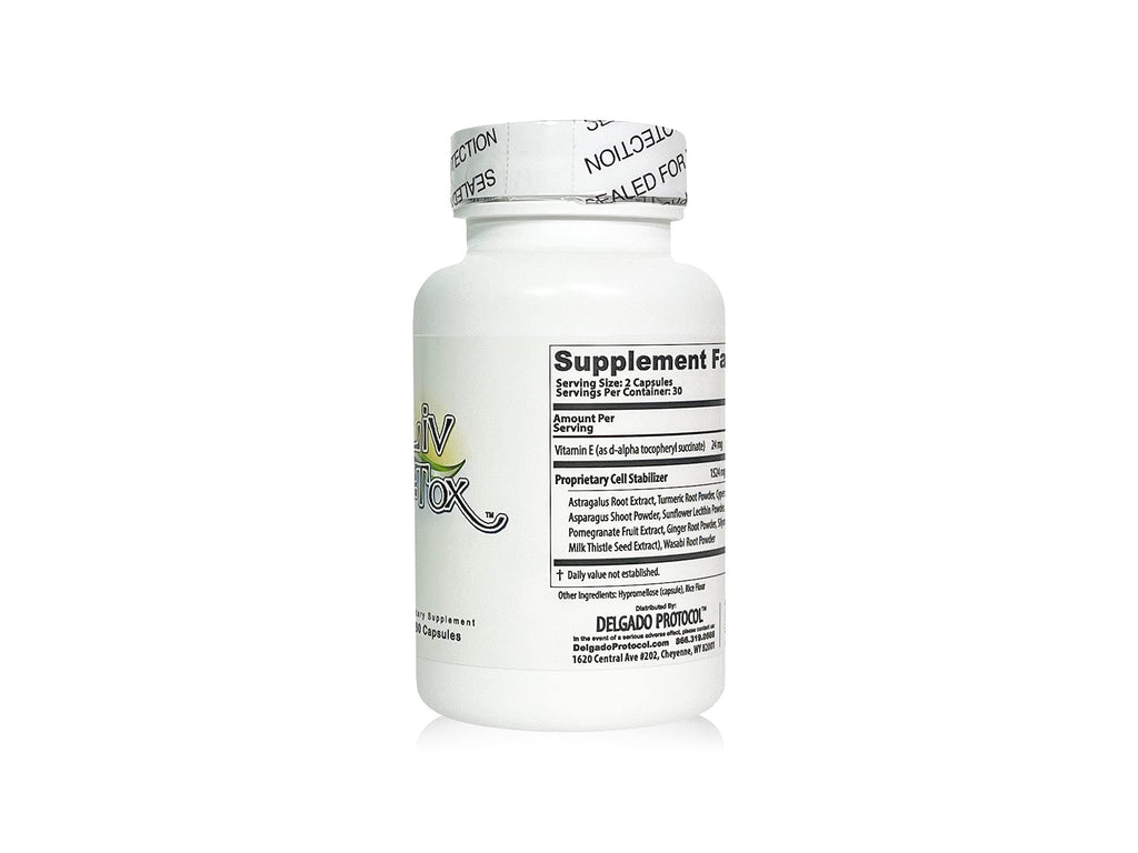 Liv D-Tox - 60 Capsules - Liver Detox and Cleanse Support Health Supplement, with Turmeric The Delgado Protocol for HealthBuy Supplements Australia