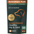 VetriScience Ultimate Strength Healthy Hip & Joint Chews, GlycoFlex Glucosamine, Chondroitin and Green-Lipped Mussel Joint Support Supplement for Dogs, Soothe Joint Discomfort, Duck, 120 Count VETRISCIENCEBuy Supplements Australia