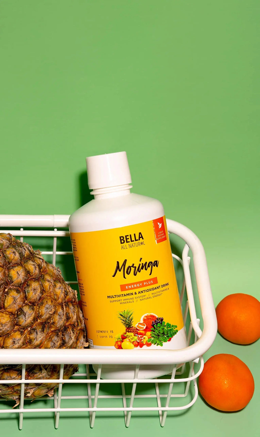 Bella All Natural Moringa Juice Energy Plus - Multivitamin and Antioxidant Drink - 32oz Bella All Natural