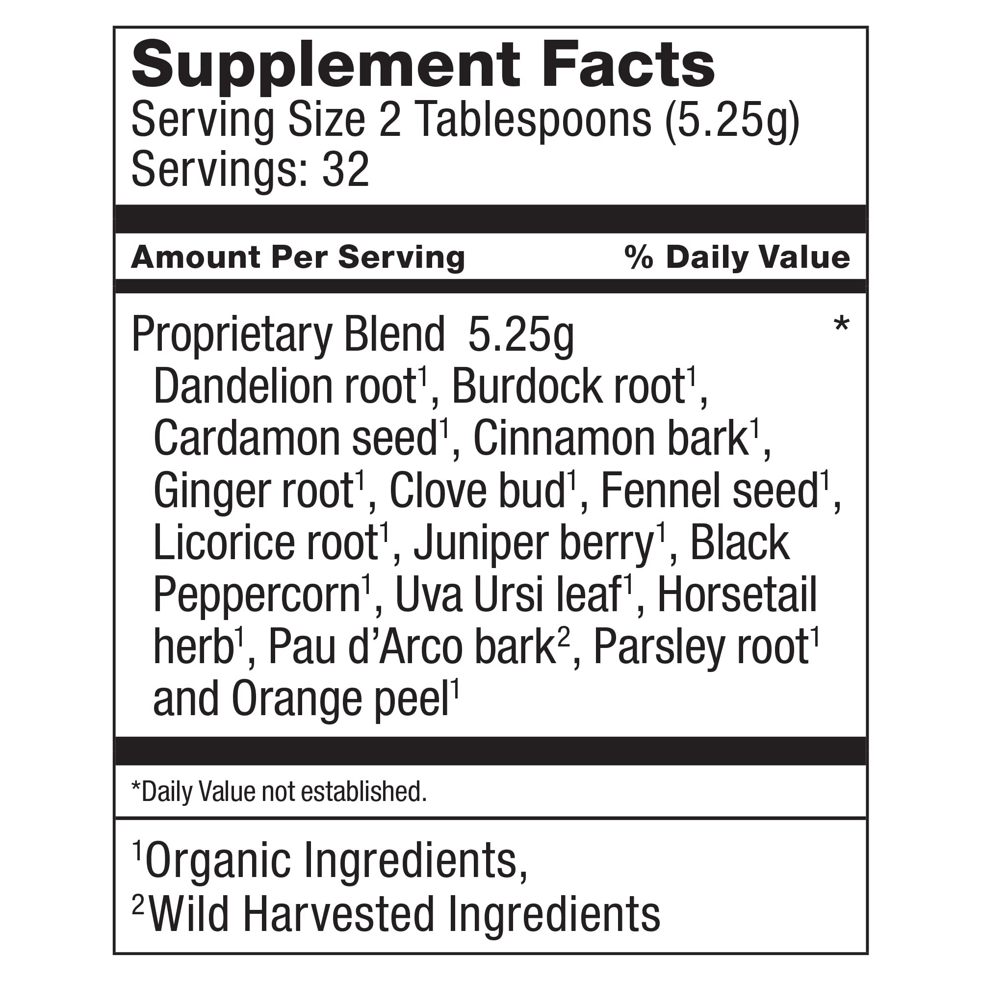Dr. Schulze’s | Detox Tea | All Purpose Herbal Tonic | Powerful Digestive Stimulant | Dietary Supplement | Ultimate Liver Cleanse | Helps Eliminate Gas & Indigestion | Release Toxins | 6 Oz. Pack Dr. Schulze'sBuy Supplements Australia