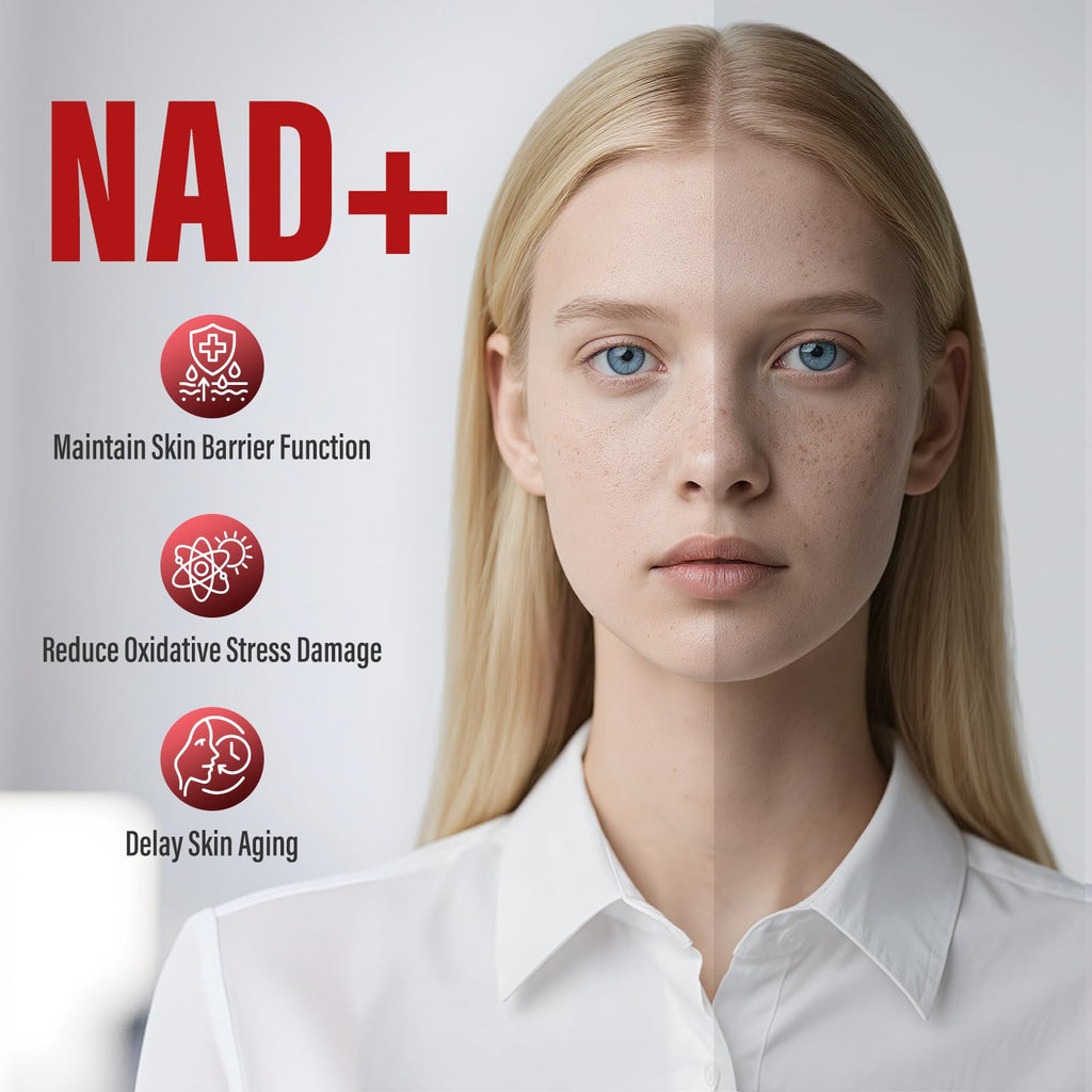 NAD+ Supplement 1000mg Liquid - High Absorption NAD+ with Trans Resveratrol 2000mg, Collagen & Hyaluronic Acid, Anti-Aging Energy Support for Women, Cellular Health & Longevity Boost SizyokBuy Supplements Australia