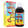 GirafKids Liquid Multivitamin for Kids Ages 4+, 8oz - Daily Child Vitamins with Biotin, Vitamin A, B Complex, Folic Acid, Omega-3 & Beta Glucan PHARMADEL