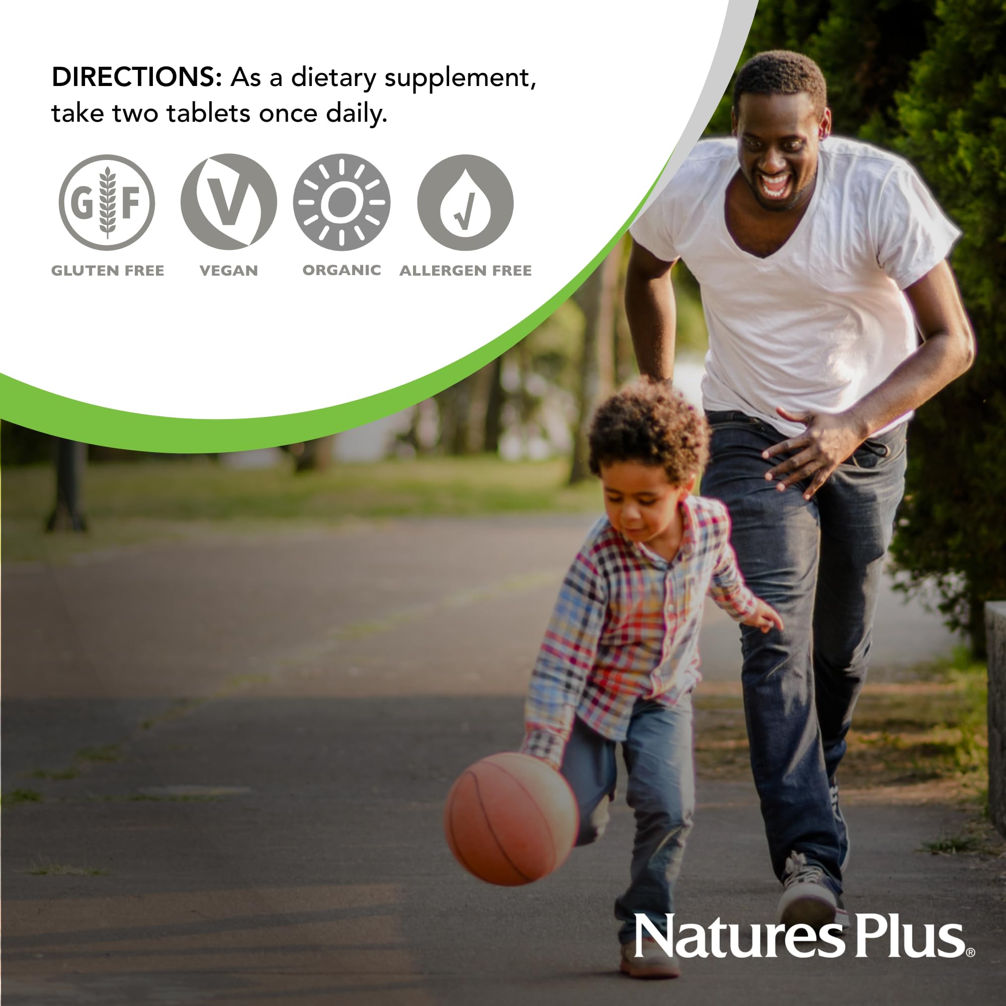 NaturesPlus Ultra Juice Green - 90 Bi-Layered Tablets - Supports Immune Health, Digestion & Energy Production - Organic, Non-GMO, Vegan, Gluten Free - 45 Servings NaturesPlus buy supplements Au