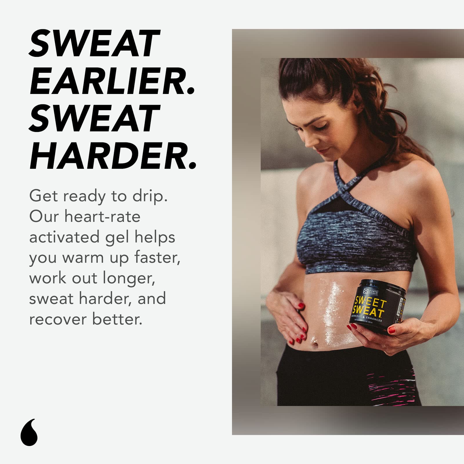 Sweet Sweat Workout Enhancer cream- 13.5 oz Jar Sports ResearchBuy Supplements Australia