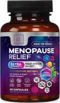 Menopause Supplements for Women - Complete Hot Flash Night Sweats & Menopause Relief Pills, 8 Billion CFU Probiotics with Dong Quai & Black Cohosh for Vaginal, Digestive Support - 60 Capsules Hello Lovely!Buy Supplements Australia