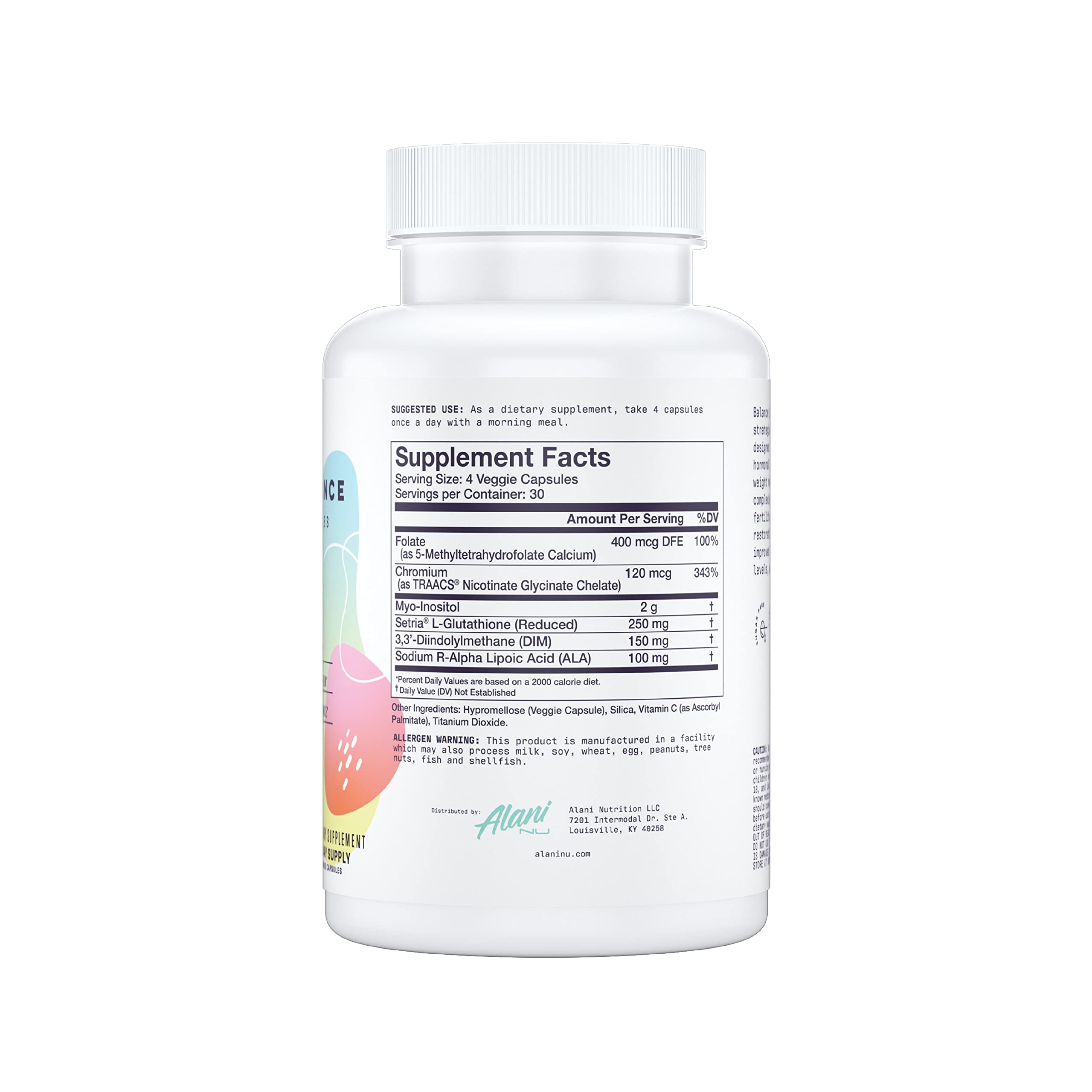 Alani Nu Hormonal Balance, Weight Management Support, Skin Complexion Support, 120 Capsules Alani NuBuy Supplements Australia