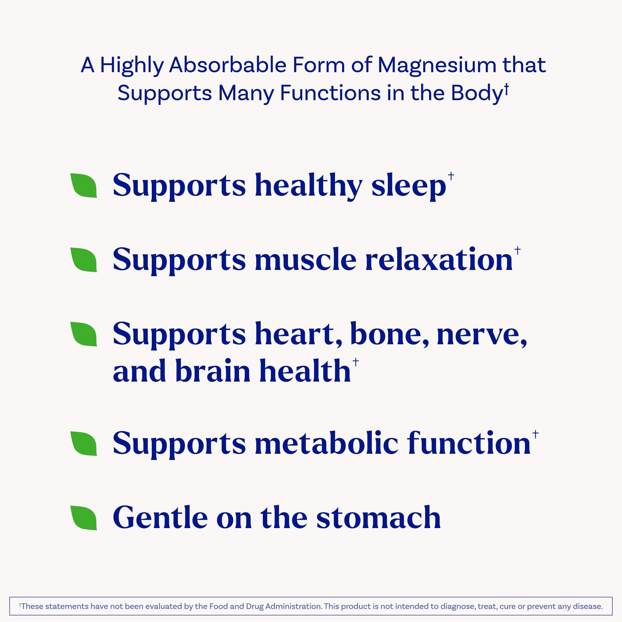 Natrol Magnesium Glycinate Supplements 240 mg - High Absorption - Calm Magnesium Glycinate for Sleep - 60 Capsules, 30 Day Supply NatrolBuy Supplements Australia