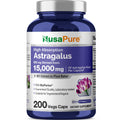 NusaPure Astragalus Root 30:1 Extract, 500 mg Equivalent to 15,000 mg 200 Veg Caps Suitable for Vegetarians and Vegans, Non-GMO NusaPureBuy Supplements Australia