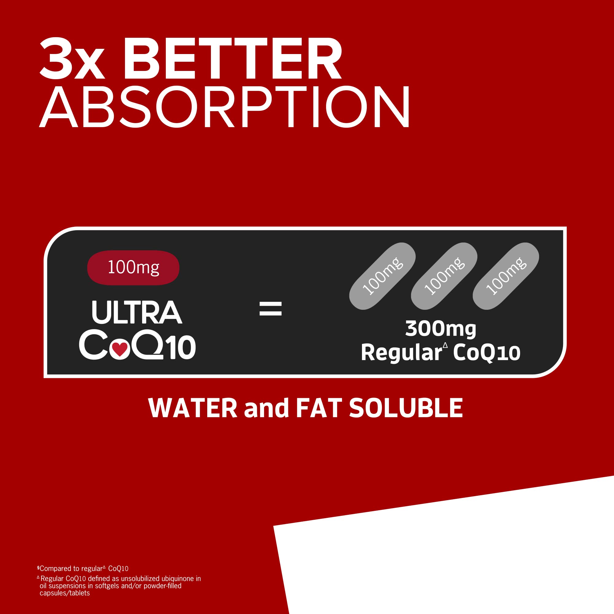 Qunol CoQ10 100mg Softgels Ultra 3X Better Absorption Coenzyme Q10 - Antioxidant QunolBuy Supplements Australia