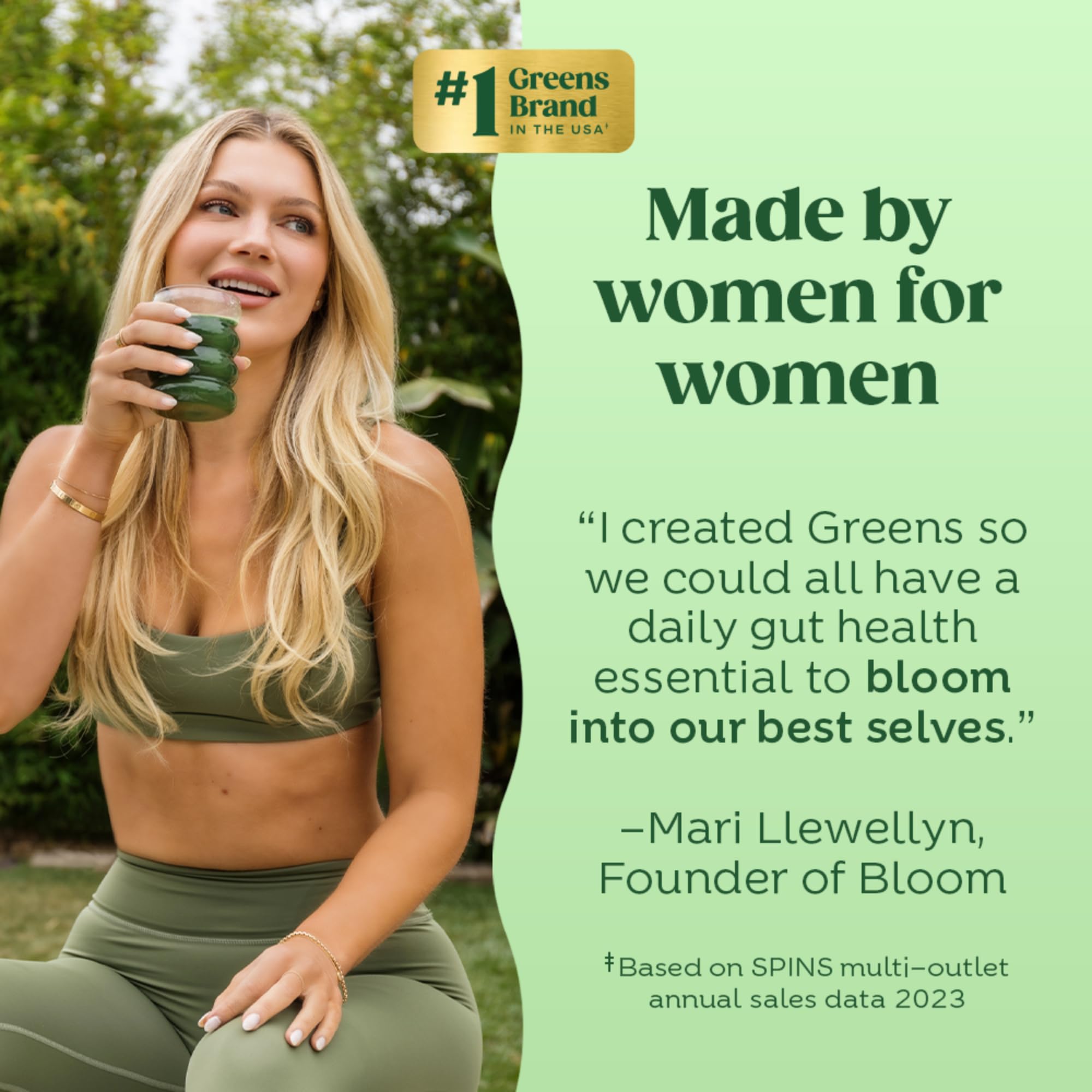 Bloom Nutrition Greens and Superfoods Powder Packets for Digestive Health, Greens Bloom NutritionBuy Supplements Australia