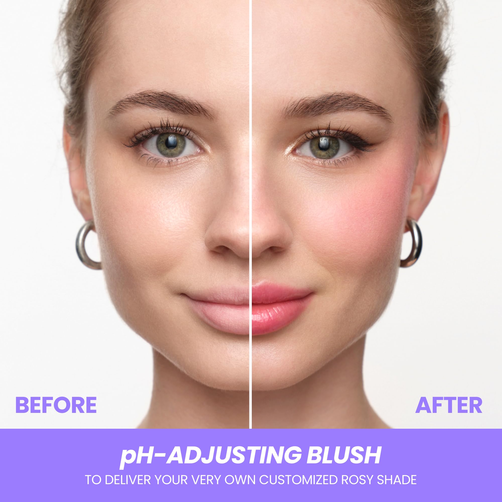 Wonderskin Cream Blush Stick pH-Activated - pHlush Stick Multi-Use, Blush for Cheeks and Lips, Cooling Nourishing Color-Adjusting Makeup WonderskinBuy Supplements Australia