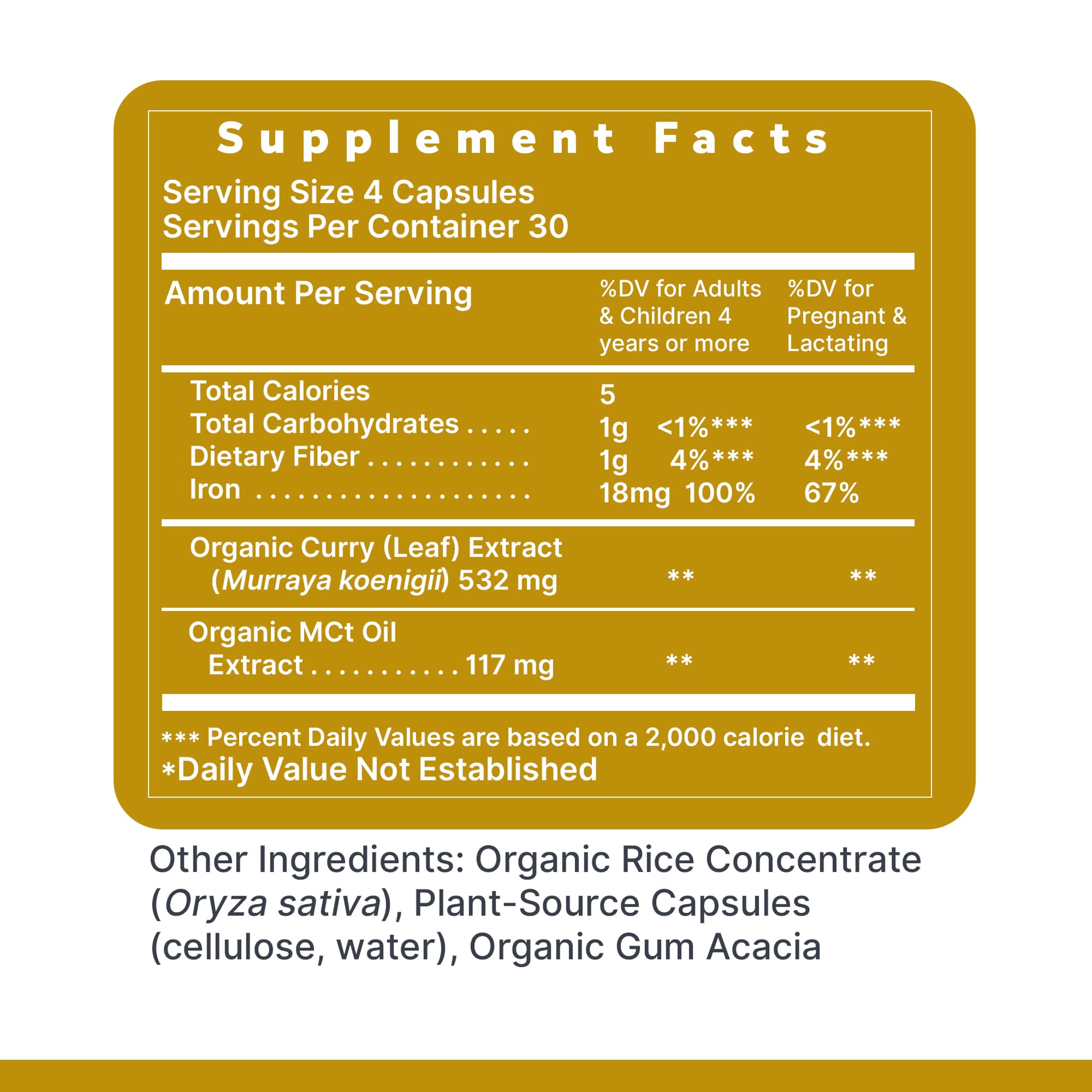 Premier Research Labs Phyto-Iron - Plant Based Iron for Men & Women for Blood Support, Curry Leaves Supplement, Iron Supplements, Non-Heme Iron, 18mg Iron Per Serving - 120 Vegetarian Capsules Premier Research LabsBuy Supplements Australia