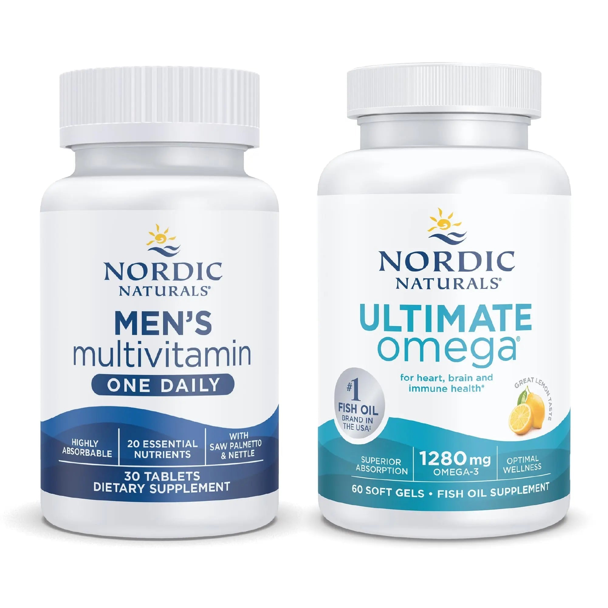 Nordic Naturals Starter Pack - Men's Multivitamin One Daily, Ultimate Omega Nordic Naturals