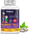NuBest Tall 10+ Premium Bone Strength Formula, Enhanced Immunity and Overall Health for Age 10+ with Calcium, Vitamin D3, Vitamin K2