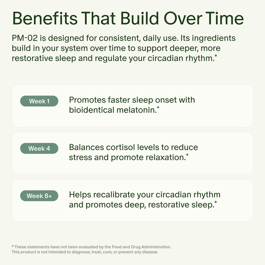Seed PM-02 Sleep + Restore - Sleep Aid for Women & Men - Non-Habit Forming Bioidentical Melatonin & Ashwagandha - Vegan & Shelf-Stable - 30 Capsules (30-Day Supply) Seed buy supplements Au