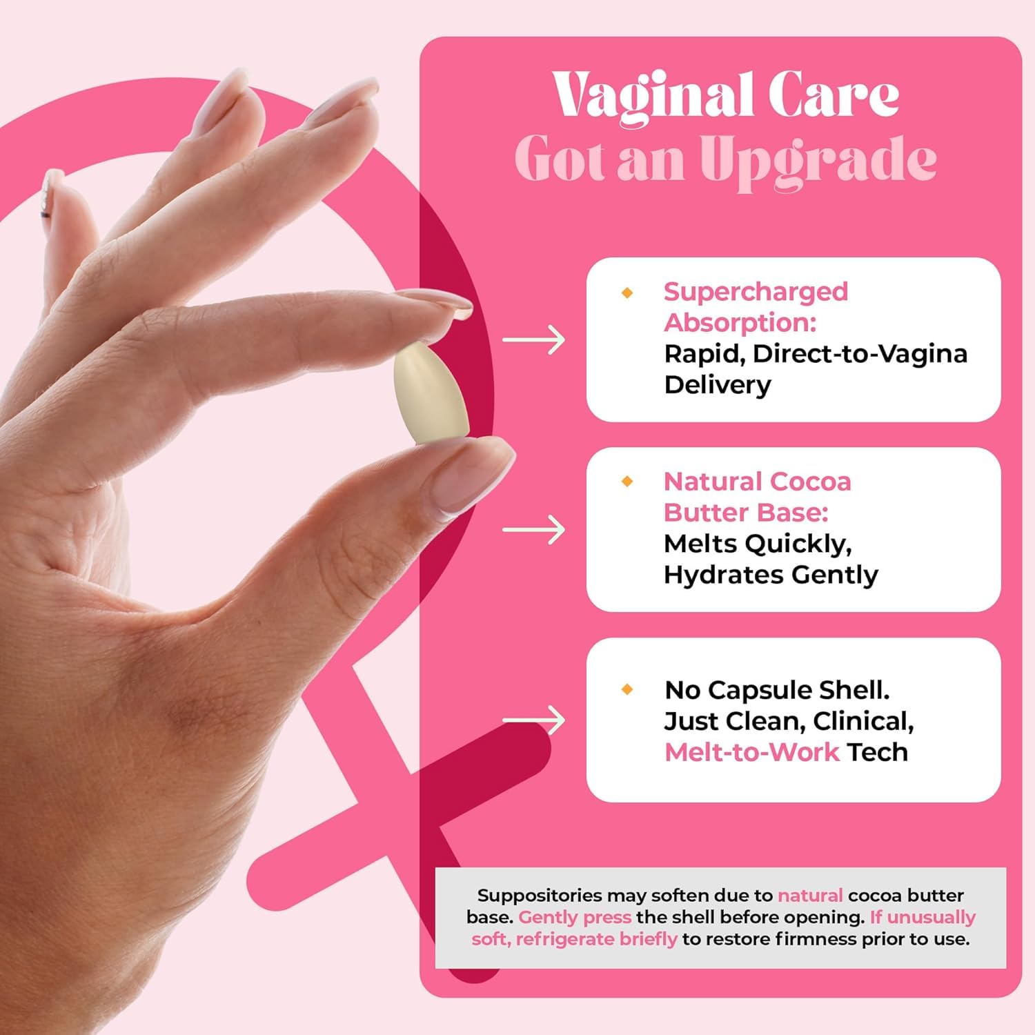 PURE WOMAN - pH-ighter Vaginal Boric Acid Suppositories for Women - Hyaluronic Acid - 4 in 1 Vaginal Suppositories for Discomfort, Dryness, Odor & pH Balance- Full Vaginal Health Care - 5pk PURE WOMANBuy Supplements Australia